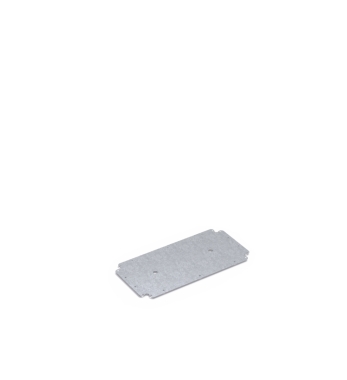 Bodenplatte Metall 80 x 40 cm