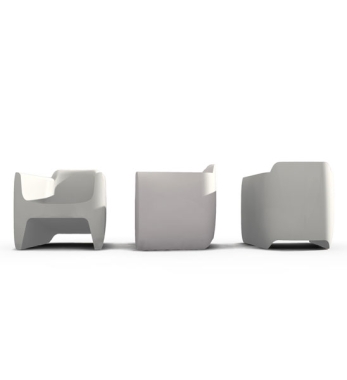 Design Outdoor Sessel Translation aus Kunststoff in 14 bunten Farben