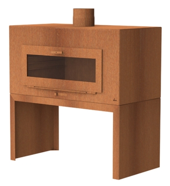 Grillkamin Enok Cortenstahl