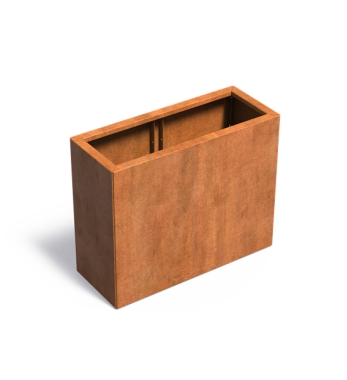 Hochbeet 100 x 40 x 80 cm - Bausatz aus Cortenstahl