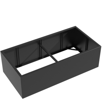 Hochbeet Aluminium Rechteckig