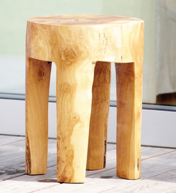 Hocker Teak Rund Jan Kurtz