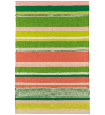 Indoor / Outdoor Teppich bunt gestreift