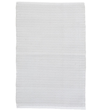 Outdoor Teppich Herringbone Hellgrau