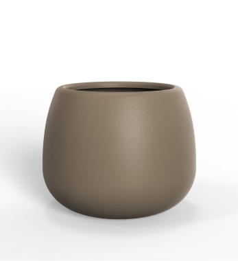 Pflanzgefäß MERO aus Fiberglas bauchige Form