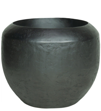 Exklusives Pflanzgefäß Loft Black Iron in Kugelform