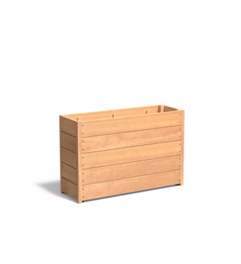 Pflanzkuebel-XXL aus Holz lang und hoch