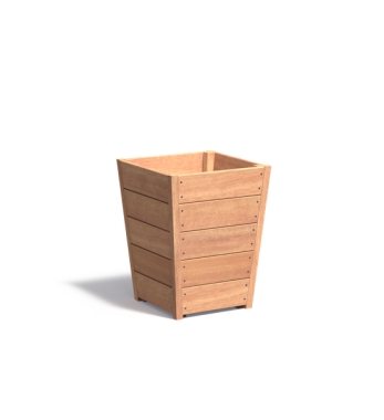 Pflanzkübel aus Holz konisch SEVILLA