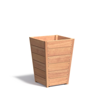 Pflanzkübel aus Holz konisch SEVILLA