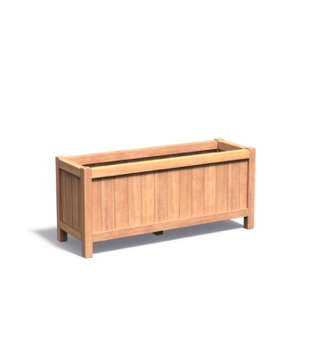XXL Blumenkübel aus Holz lang Valencia