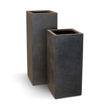 Pflanzsäule Beton Anthrazit ROCCASTONE