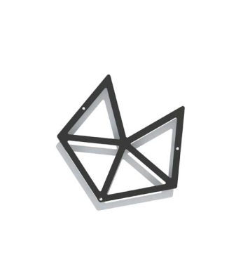 Rankgitterelement Pyramid Design Rankhilfe Metall schwarz