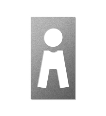 Wc Schild Mann