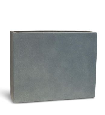 Blumenkübel hoch grau Beton 100x35x80 cm