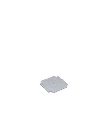 Bodenplatte Metall 40 x 40 cm