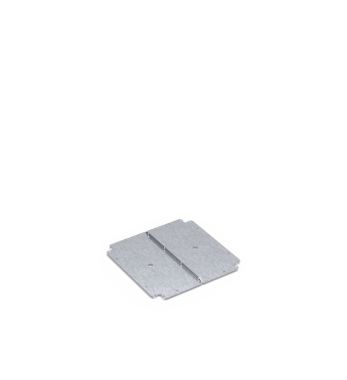 Bodenplatte Metall 60 x 60 cm