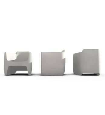 Design Outdoor Sessel Translation aus Kunststoff in 14 bunten Farben