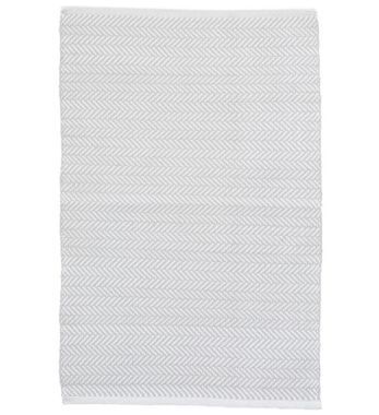 Outdoor Teppich Herringbone Hellgrau