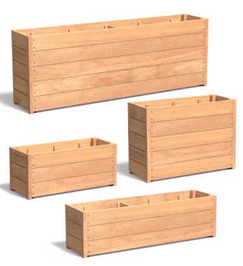 Pflanzkuebel-XXL aus Holz lang und hoch
