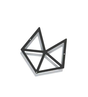 Rankgitterelement Pyramid Design Rankhilfe Metall schwarz