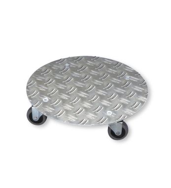 Stabiler runder Rolluntersetzer aus Aluminium