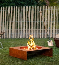 Feuerkorb CAMINA im stilvollen modernen Design Feuerschale zerlegbar 