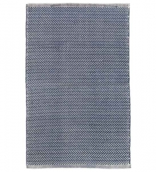 Outdoor Teppich Herringbone dunkelblau 76 x 244 cm