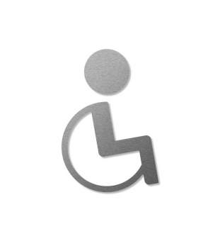 Piktogramm WC Rollstuhl 