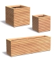 Großer Design Pflanzkübel Holz