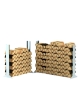 Holzstapelhilfe aus verzinktem Stahl - leicht und robust
