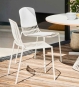 mori Stuhl Jan Kurtz - weißer Design-Gartenstuhl