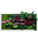 Pflanzenbild mit Hortensien 57 x 27 cm