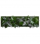 Pflanzenbild 140 x 40 cm Vollholz - weiß