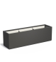Pflanzkübel Fiberglas Anthrazit BUXUS 200 x 50 x 60 cm
