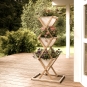 Vertikales Hochbeet Blumenbeet Terrasse Balkon