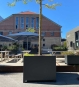 Pflanzkuebel Quadratisch Gross Mit Fuessen Gastronomie Und Hotel Terrasse