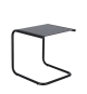 Beistelltisch für Outdoor aus Aluminium in Schwarz 40x40 cm