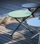 Outdoor Beistelltisch Klapptisch 50 cm in Salbei-Grün