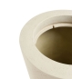 Pflanzgefäß Steinoptik Beige Detailaufnahme der Oberfläche