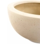 Pflanzschale Beton beige Oberflächendetails