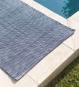 Outdoor Teppich Herringbone dunkelblau