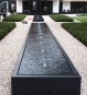 Gartenspringbrunnen rechteckig lang modern