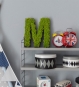 Moos-Buchstabe als Deko im Kinderzimmer