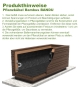 Produkthinweise für Pflanzkübel Bambus