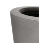 Pflanzgefäß Beton-Optik hoch rund Struktur