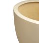 Pflanzkübel groß rund beige Detailfoto Rand