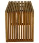 Gartenbank Holz TIVOLI 8cm breit freigestelltes Foto seitlich