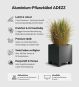 Vorteile der eckigen Aluminium Pflanzkübel