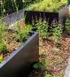 Metall Hochbeet in Anthrazit ohne Boden für Gartenbeet
